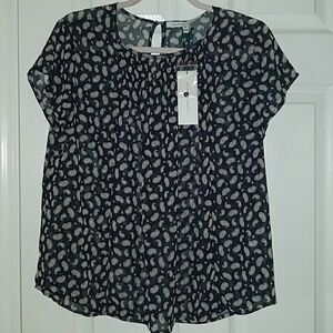 Stitch Fix Collection Concept sheer top Sz M  NWT